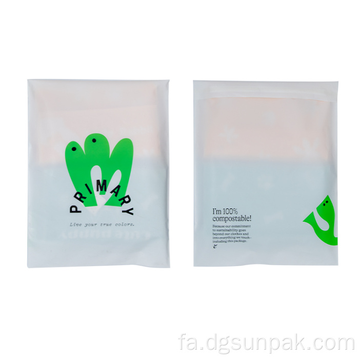 بسته بندی لباس پلی بگ اکسپرس کیسه های پستی زیست تخریب پذیر